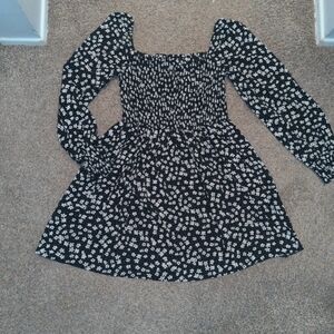 Crystal Doll Black and White Patterned Top